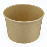 Karat 8 oz Gourmet Paper Food Container, Kraft, 96 mm — 1,000 ct — product photo 2