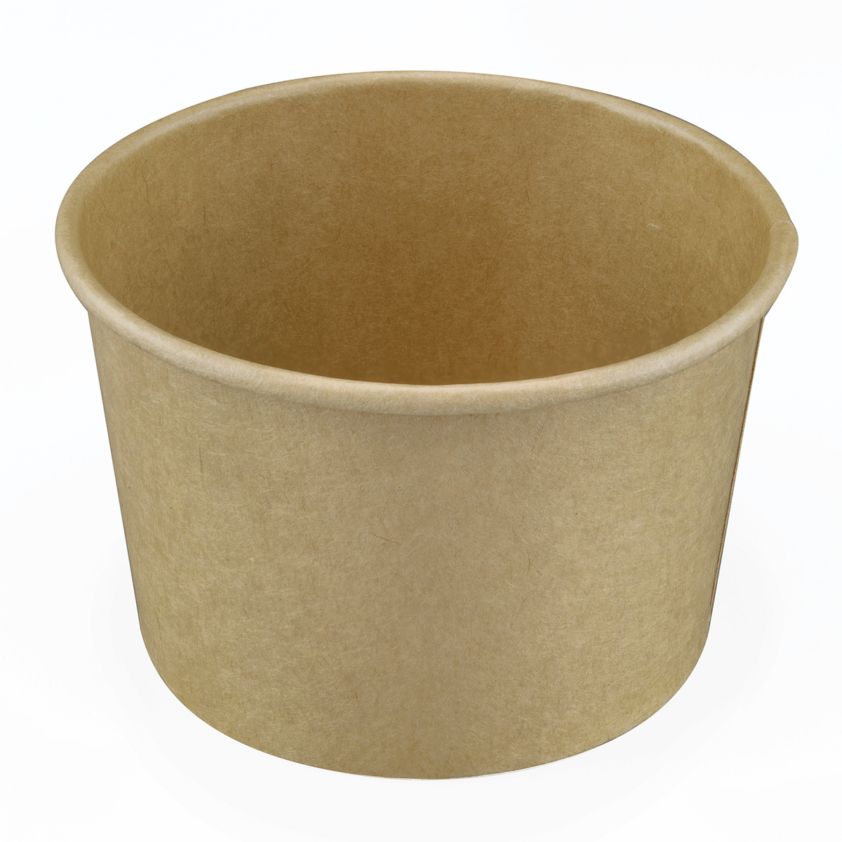 Karat 8 oz Gourmet Paper Food Container, Kraft, 96 mm — 1,000 ct — product photo 2