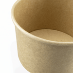 Karat 8 oz Gourmet Paper Food Container, Kraft, 96 mm — 1,000 ct — product photo 6