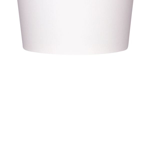 Karat 8 oz Gourmet Paper Food Container, White, 96 mm — 1,000 ct — product photo 6