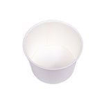 Karat 8 oz Gourmet Paper Food Container, White, 96 mm — 1,000 ct — product photo 7