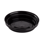 Karat 8 oz Paper Coffee Cup Lids, 80 mm, PP, Black — 1,000 ct — product photo 3