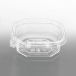 Karat 8 oz PET Tamper Resistant Square Container, Clear — 400 ct — product photo 2