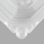 Karat 8 oz PET Tamper Resistant Square Container, Clear — 400 ct — product photo 6