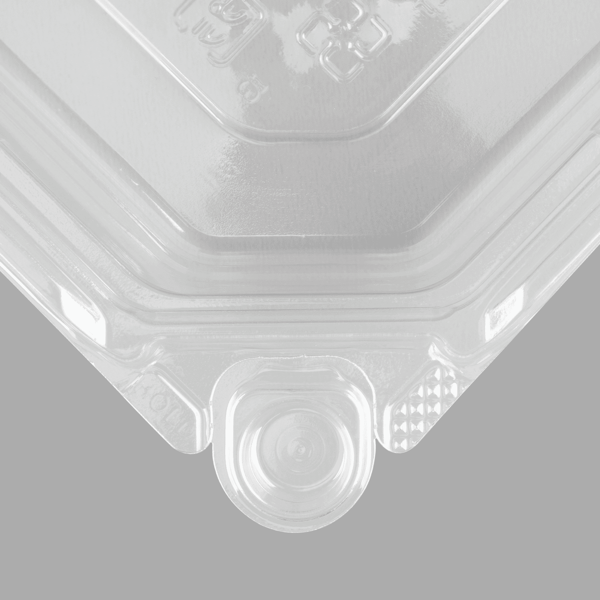 Karat 8 oz PET Tamper Resistant Square Container, Clear — 400 ct — product photo 6