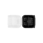 Karat 8" x 8" 3-Compartment Premium PP Hinged Container — 150 ct — product photo 8