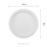 Karat 9" White Paper Plate- 200 pcs — product photo 5