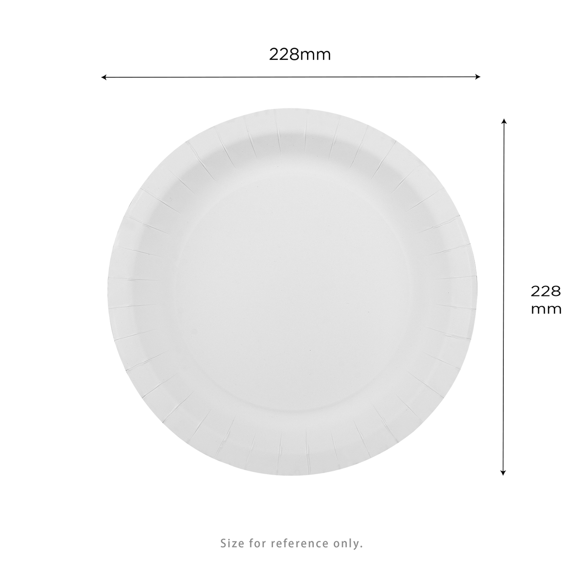 Karat 9" White Paper Plate- 200 pcs — product photo 5