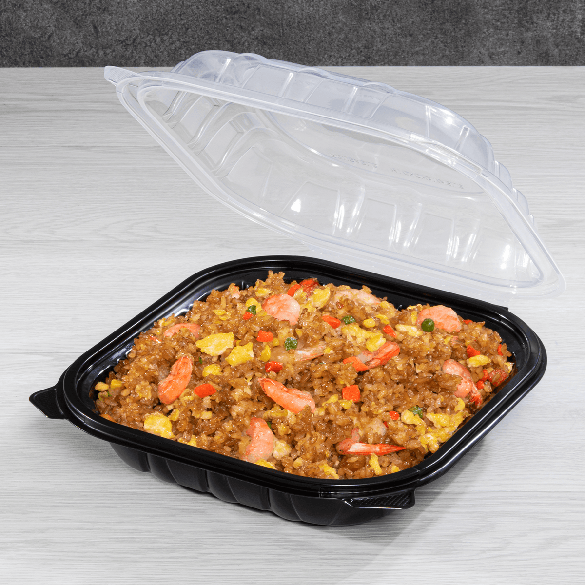 Karat 9" x 9" Premium PP Hinged Container — 150 ct — product photo 5