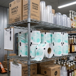 Karat 90-95mm Paper Seal, Generic Print — 1 Roll