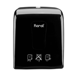 Karat Auto-Cut Roll Towel Dispenser, Black — 1 unit — product photo 2