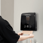 Karat Auto-Cut Roll Towel Dispenser, Black — 1 unit — product photo 3