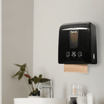 Karat Auto-Cut Roll Towel Dispenser, Black — 1 unit — product photo 4