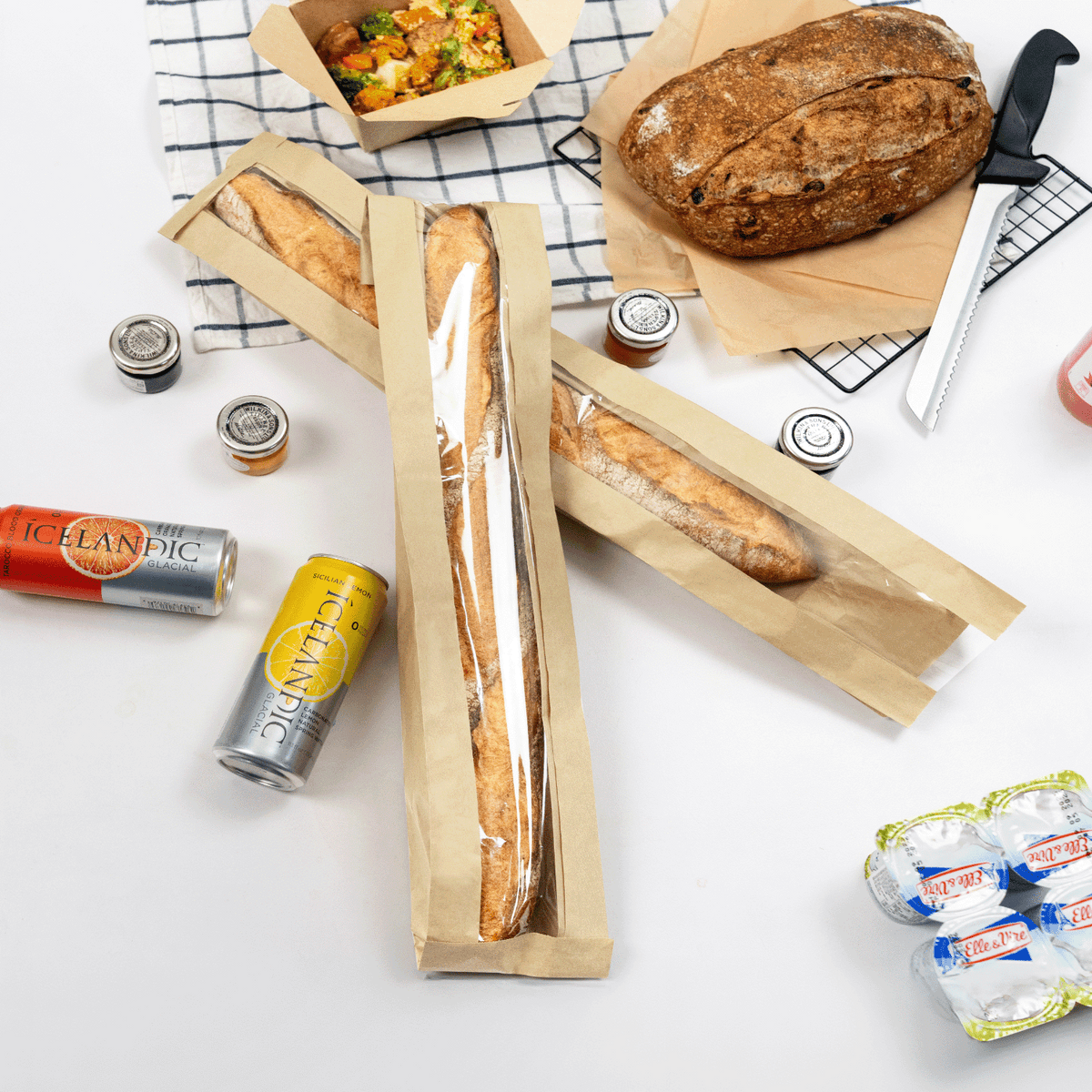 Karat Baguette Windowed Bread Bag — 500 ct — product photo 3