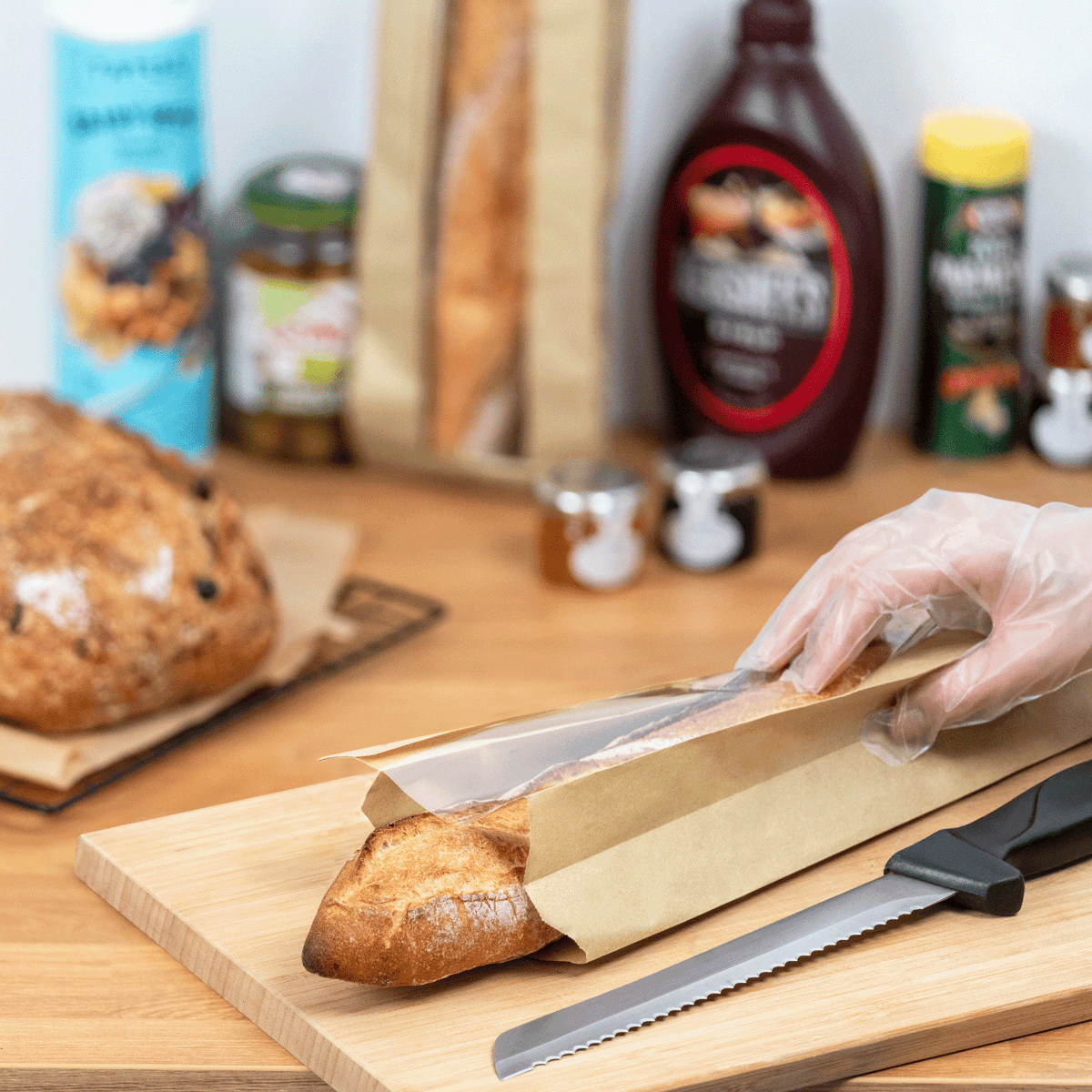 Karat Baguette Windowed Bread Bag — 500 ct — product photo 4
