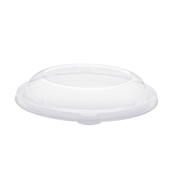 Karat Bowl Lids, For 24-40 oz Molded Fiber Bowl, PET, 204.4 mm — 200 ct — product photo 2