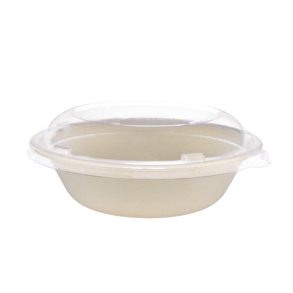 Karat Bowl Lids, For 24-40 oz Molded Fiber Bowl, PET, 204.4 mm — 200 ct — product photo 8
