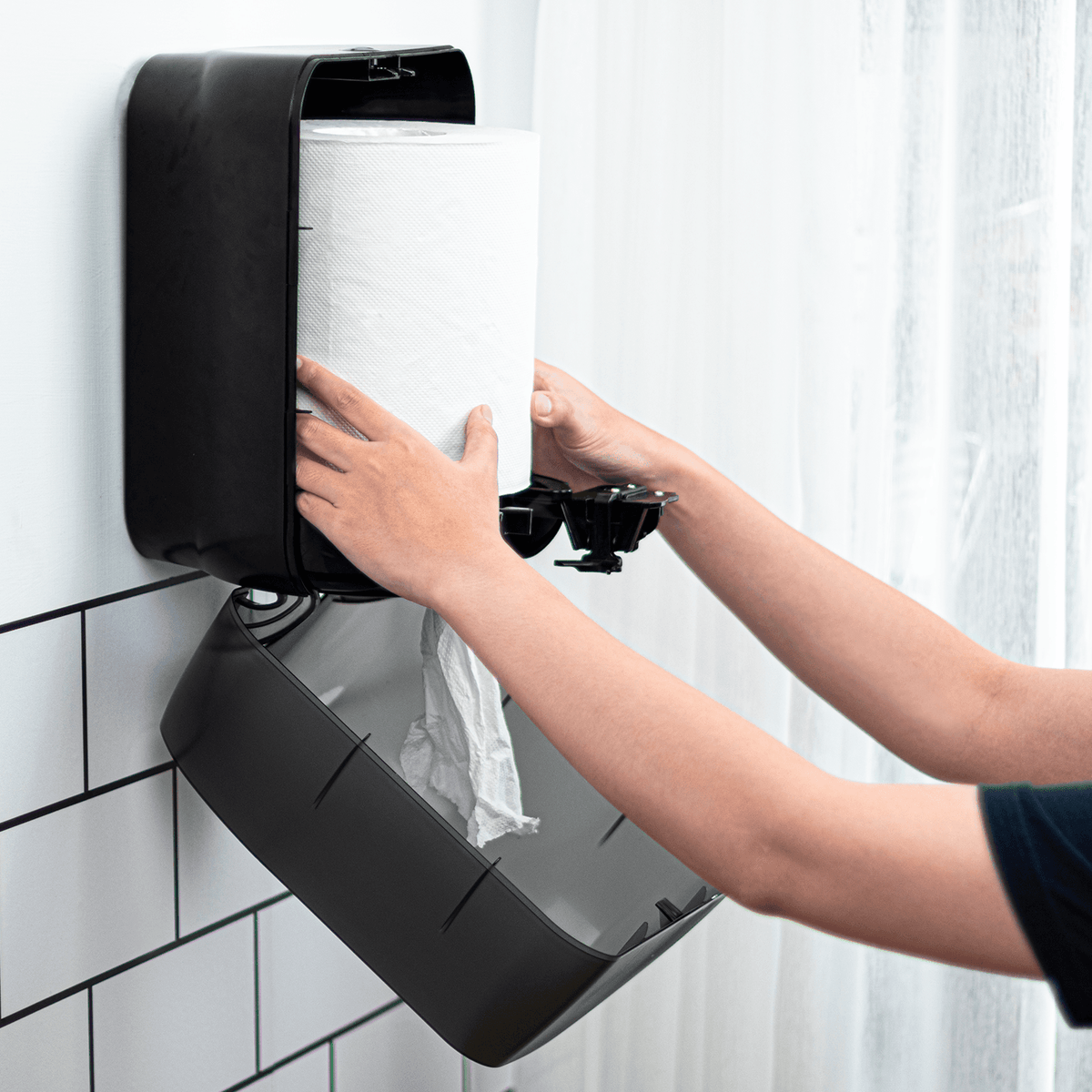 Karat Center Pull Paper Towel Dispenser — 1 Unit — product photo 3