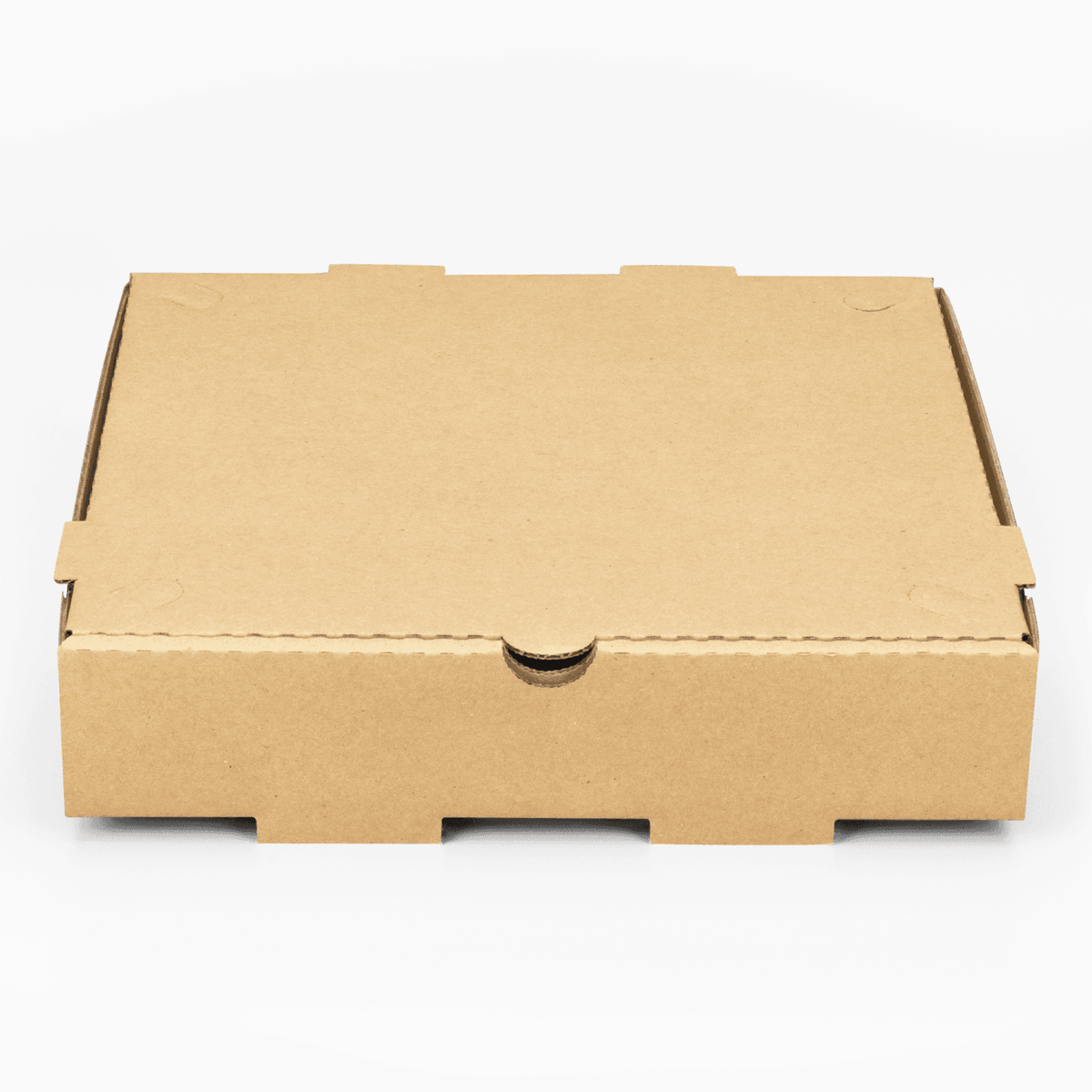 Karat Corrugated Pizza Box, 10''x10''x2'', Kraft — 50 ct — product photo 2