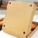 Karat Corrugated Pizza Box, 10''x10''x2'', Kraft — 50 ct — product photo 4