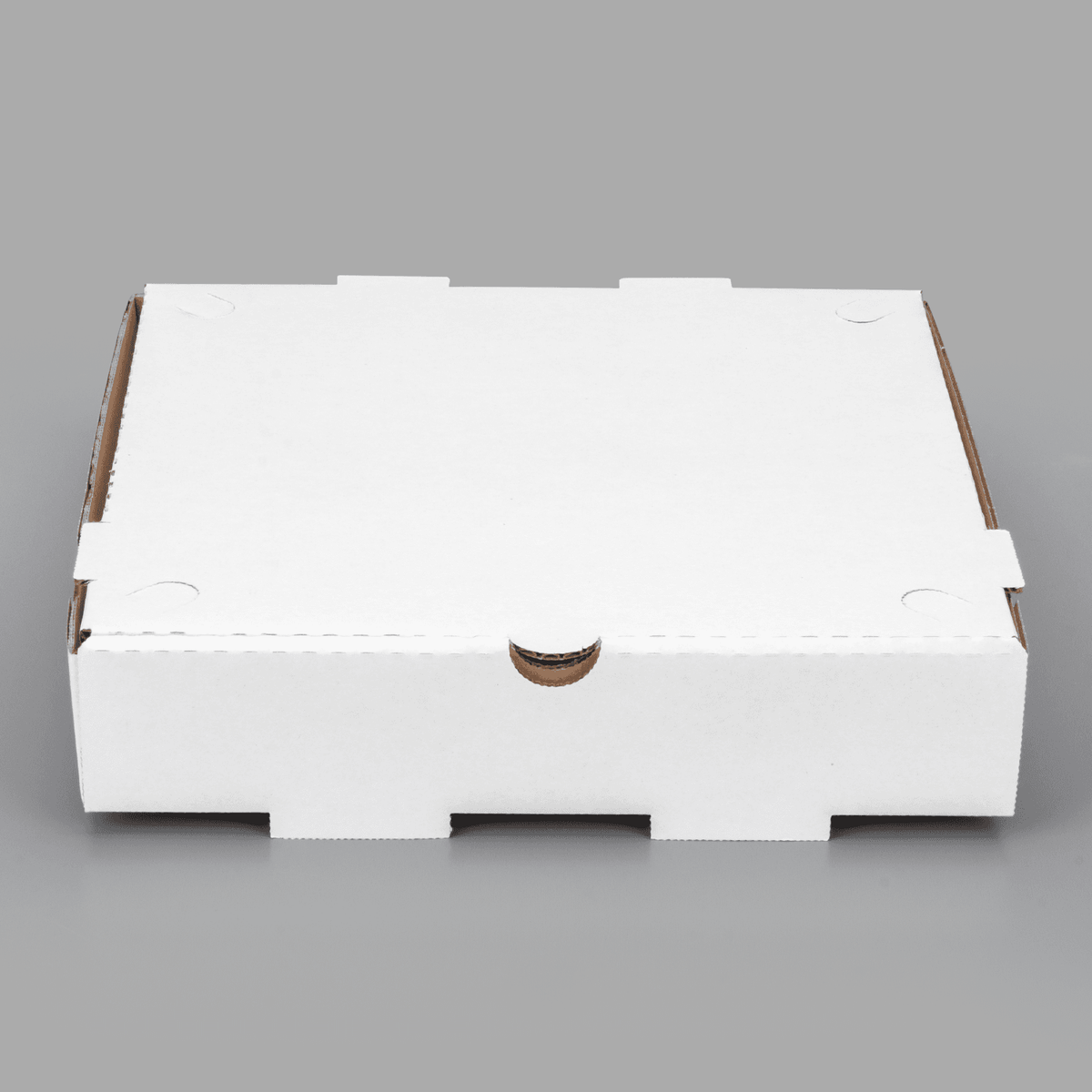 Karat Corrugated Pizza Box, 10''x10''x2'', White — 50 ct — product photo 2
