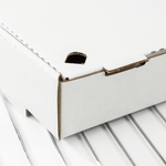 Karat Corrugated Pizza Box, 10''x10''x2'', White — 50 ct — product photo 4