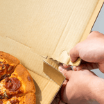 Karat Corrugated Pizza Box, 12''x12''x2'', Generic Print — 50 ct — product photo 3