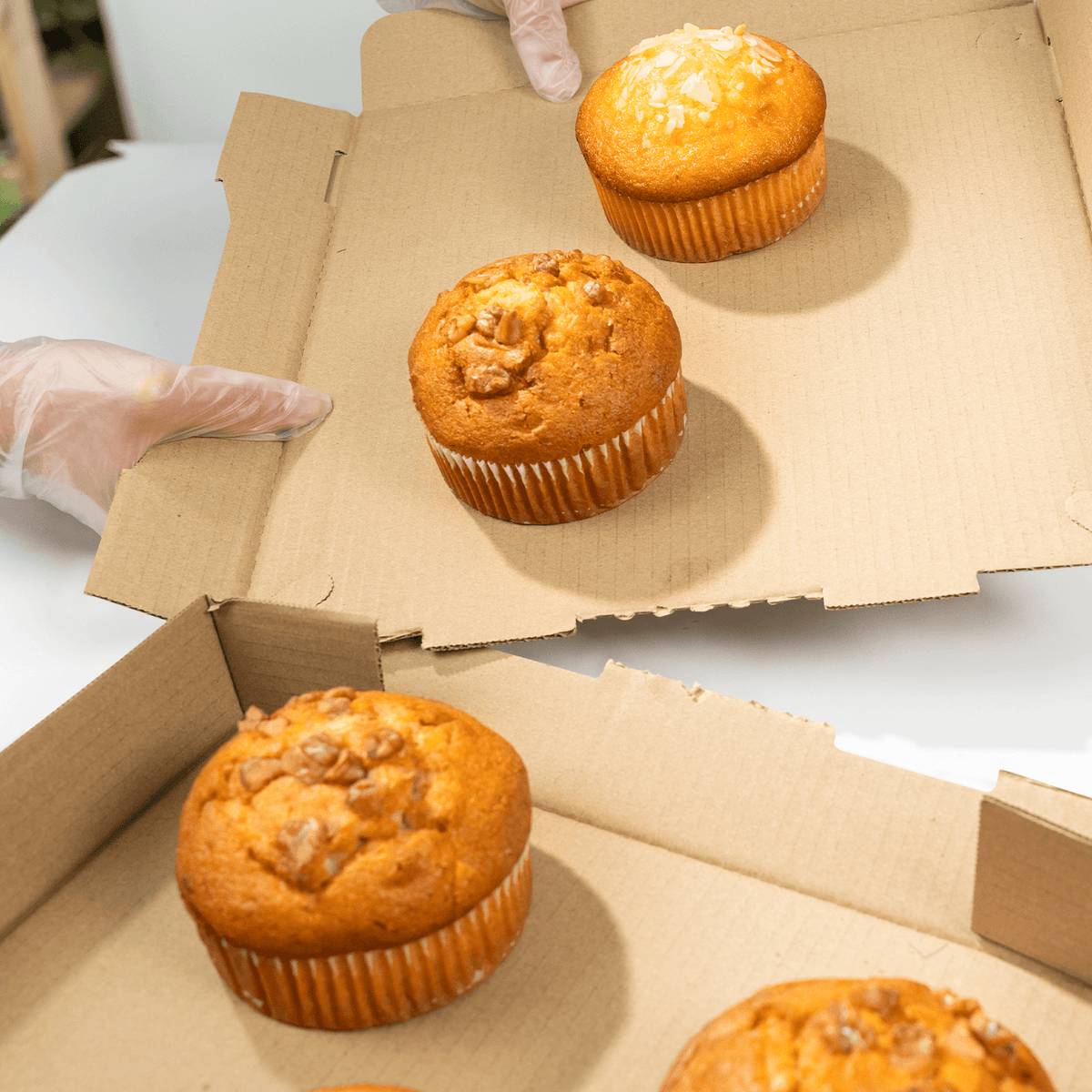 Karat Corrugated Pizza Box, 12''x12''x2'', Kraft — 50 ct — product photo 3