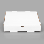 Karat Corrugated Pizza Box, 12''x12''x2'', White — 50 ct — product photo 2