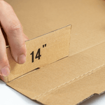 Karat Corrugated Pizza Box, 14''x14''x2'', Kraft — 50 ct — product photo 4