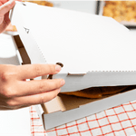 Karat Corrugated Pizza Box, 14''x14''x2'', White — 50 ct — product photo 3