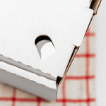 Karat Corrugated Pizza Box, 14''x14''x2'', White — 50 ct — product photo 4