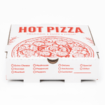 Karat Corrugated Pizza Box, 8''x8''x2'', Generic Print — 50 ct — product photo 2