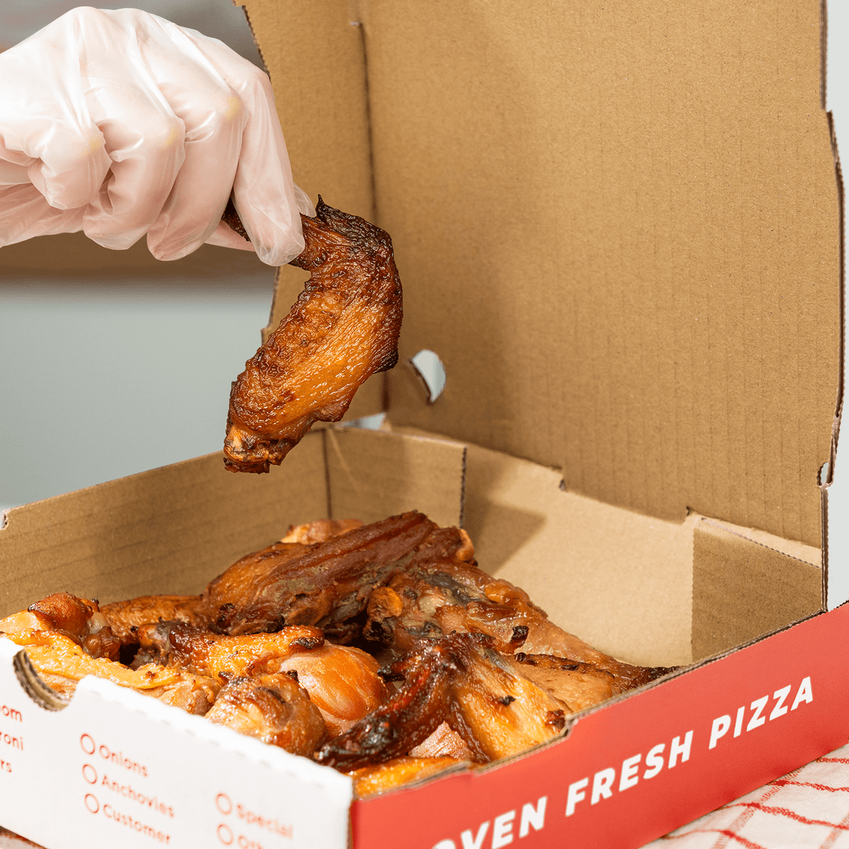 Karat Corrugated Pizza Box, 8''x8''x2'', Generic Print — 50 ct — product photo 3