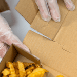 Karat Corrugated Pizza Box, 8''x8''x2'', Generic Print — 50 ct — product photo 4