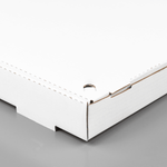 Karat Corrugated Pizza Box, 8''x8''x2'', White — 50 ct — product photo 6