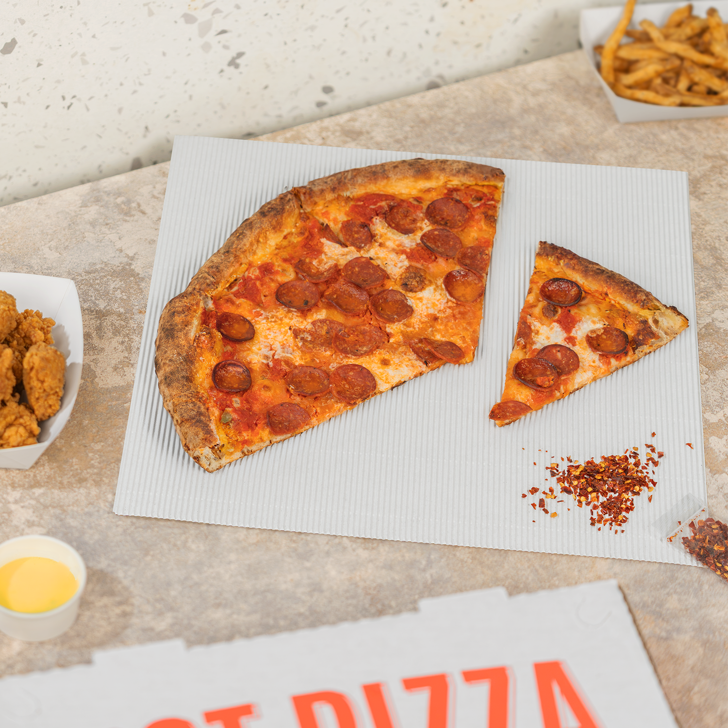 Karat Corrugated Pizza Box Liners, White — 200 ct