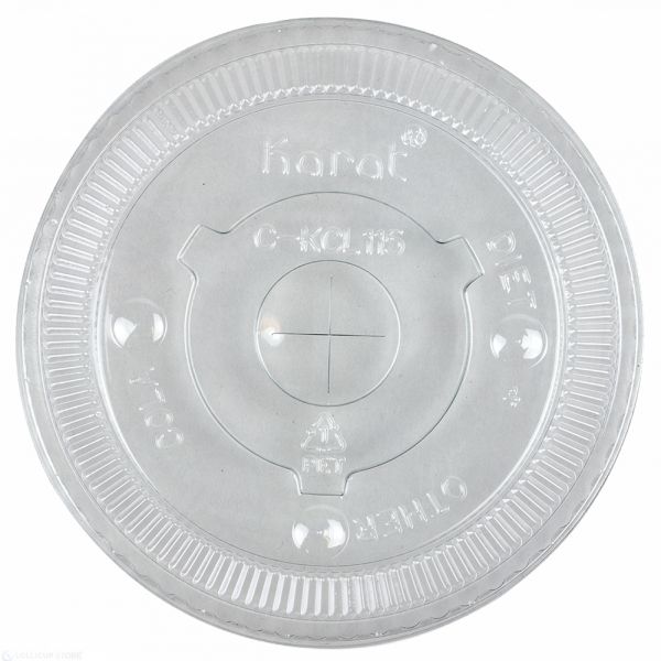 Karat Cup Lids, PET, 115 mm — 1,000 ct — product photo 2
