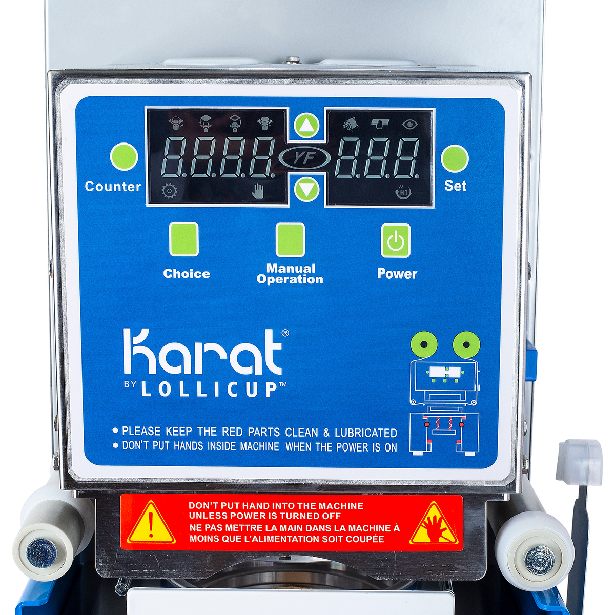 Karat Cup Sealing Machine (UL, EPH Classified), with 98mm cutter rim — 1 Unit — product photo 6