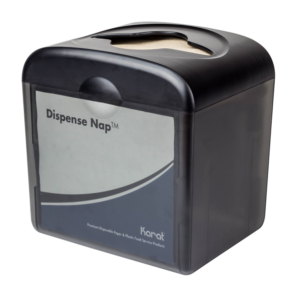 Karat Dispense Nap Tabletop Napkin Dispenser — Smoke — product photo 2