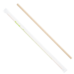 Karat Earth 10.25" Paper Jumbo Straw Paper Wrapped, Kraft — 1,200 pcs — product photo 2