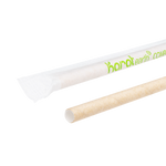 Karat Earth 10.25" Paper Jumbo Straw Paper Wrapped, Kraft — 1,200 pcs — product photo 4