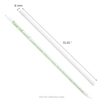 Karat Earth 10.25" PLA Giant Paper Wrapped Straw (8mm), Wihte — 1,200 pcs — product photo 5