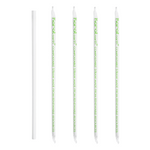 Karat Earth 10.25" PLA Giant Paper Wrapped Straw (8mm), Wihte — 1,200 pcs — product photo 6