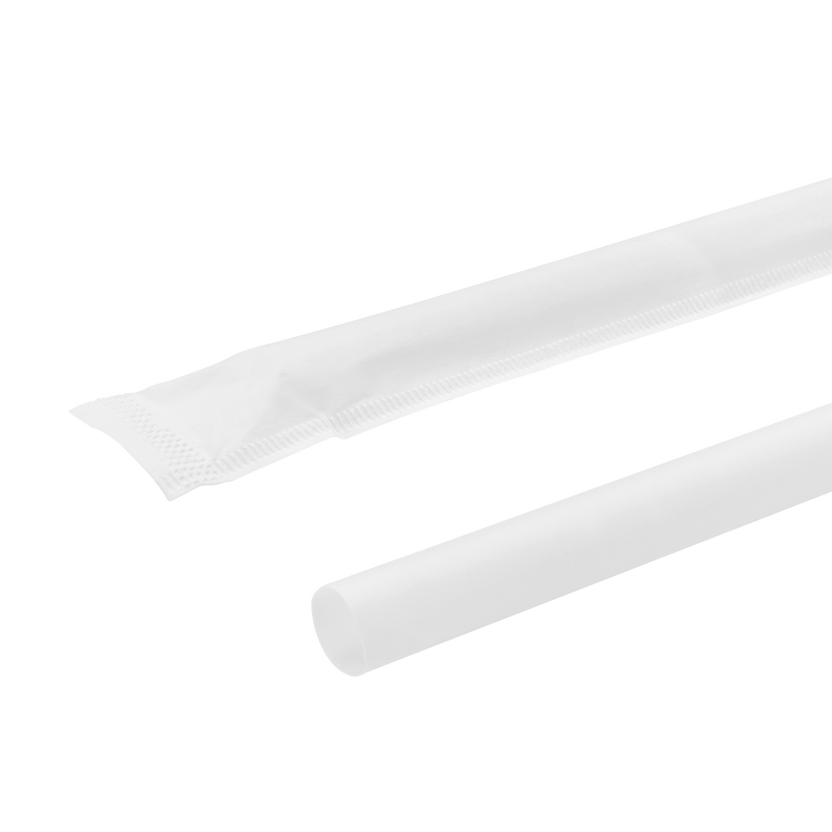 Karat Earth 10.25" PLA Giant Paper Wrapped Straw (8mm), Wihte — 1,200 pcs — product photo 7