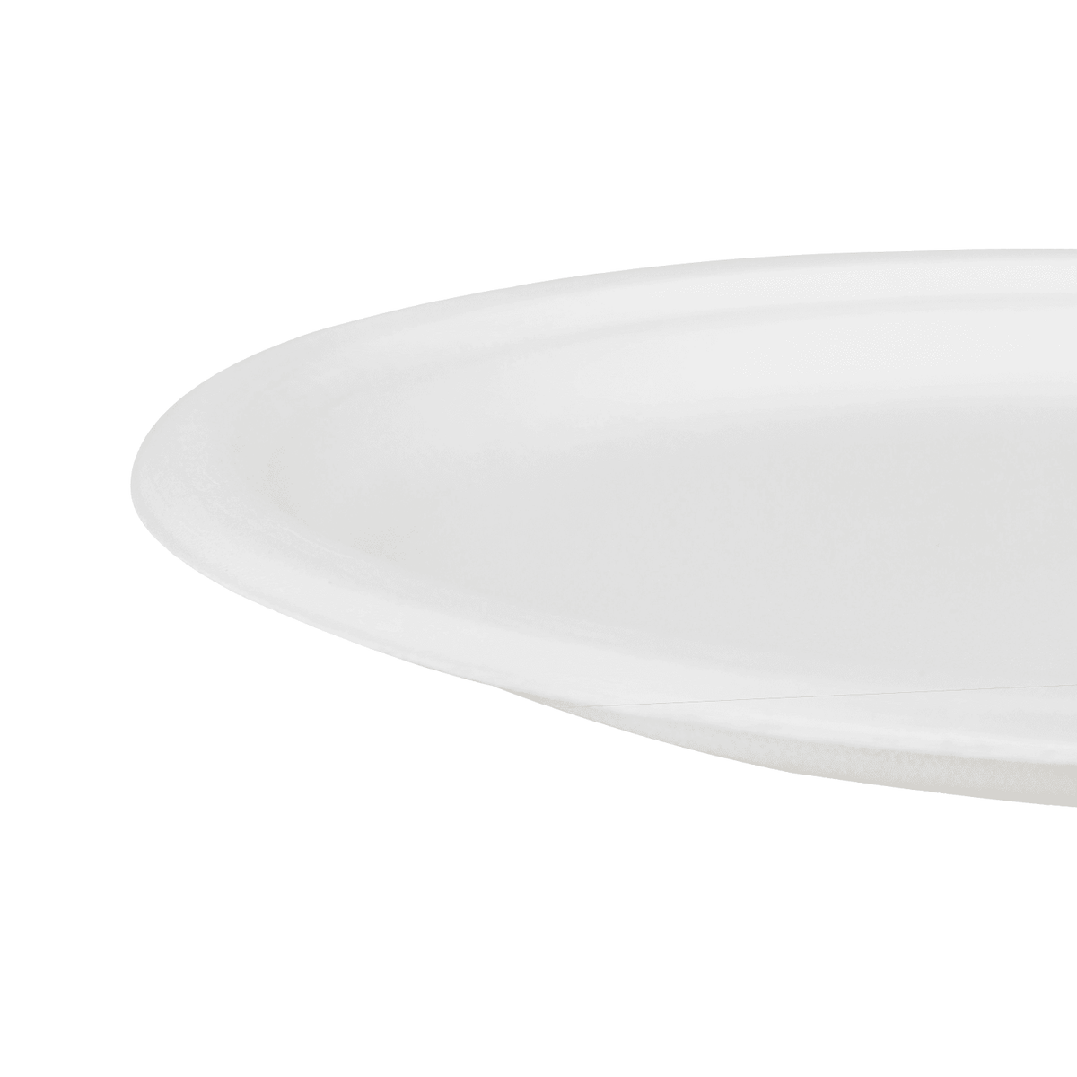 Karat Earth 10'' Molded Fiber Round Plates, PFAS Free, White — 500 pcs — product photo 4