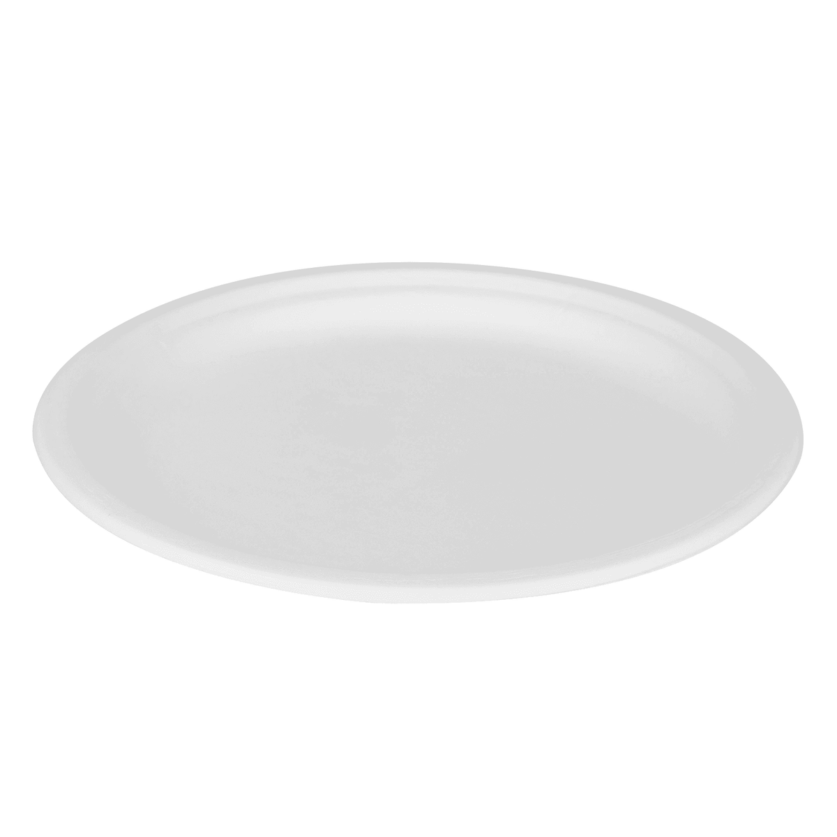 Karat Earth 10'' Molded Fiber Round Plates, PFAS Free, White — 500 pcs — product photo 6