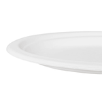 Karat Earth 10''x8'' Molded Fiber Oval Plates, PFAS Free, White — 500 pcs — product photo 5