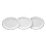 Karat Earth 10''x8'' Molded Fiber Oval Plates, PFAS Free, White — 500 pcs — product photo 6
