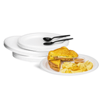 Karat Earth 10''x8'' Molded Fiber Oval Plates, PFAS Free, White — 500 pcs — product photo 7